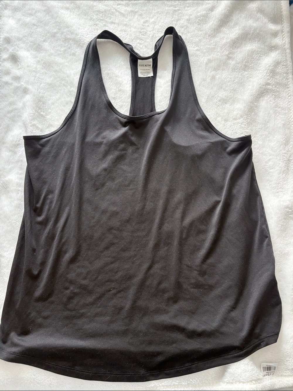 Pink active tank top
